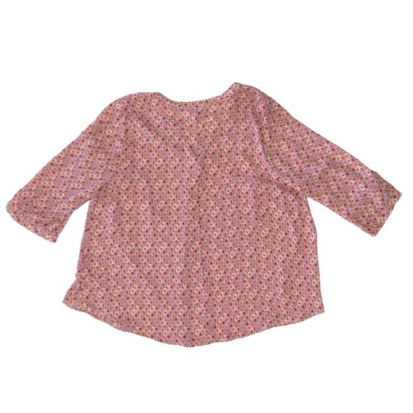 Catherines 1X Plus Size 3/4 Sleeve Top for Women, 18-20W Ladies Plus Size Blouse - Picture 10 of 11